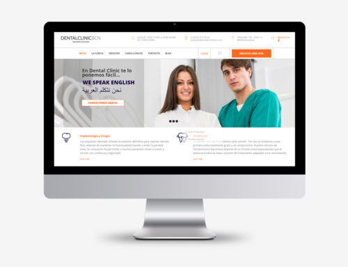 Dental Clinic Barcelona – Diseño y programación web